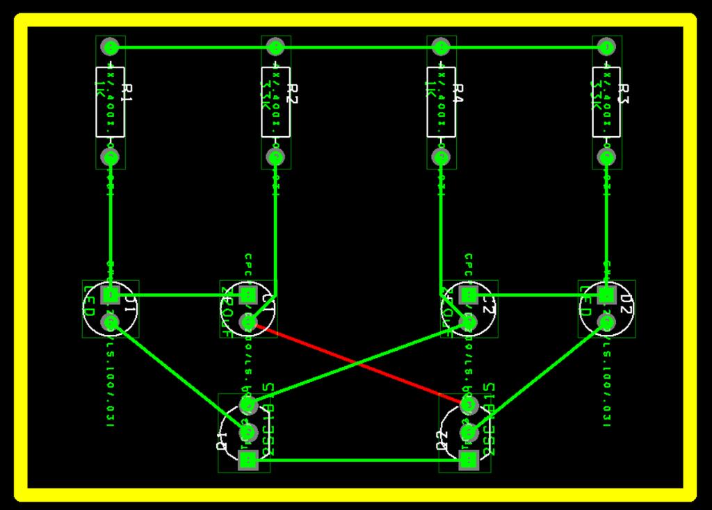 3) 레이어를변경하면서배선하기 (1) Add/Edit Route Mode 툴선택 (2) Connection을선택하고 X