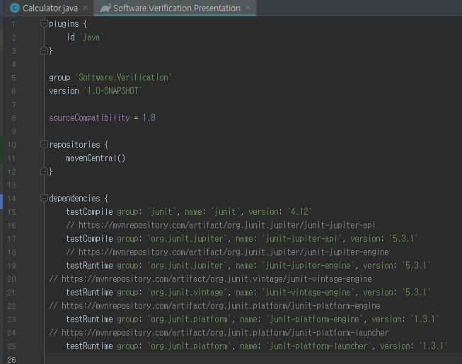 03 Build Environment Gradle (Gradle project) [Repositories] Gradle JVM version 과다르면 Build 시 error 발생.
