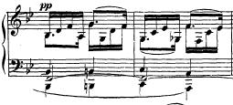 < 악보 30> 확장된리듬 < 악보 30> 에서슈만은오직기본적인형태의리듬만을사용하고때로 는전체섹션을통해보여주기도한다.