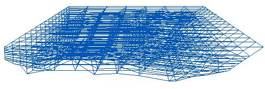 (a) Displacement Diagram (a) 3D Full Model (b) Model of Field Ground and Dam Body (c) Model of Reserved Water Element [ 그림 18] 3 차원해석모델 [Fig.