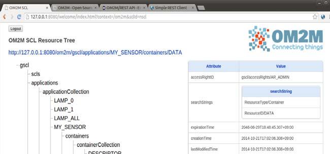 역시그림 33 과같이 web interface 를통해서생성된 DATA container 를확인할수있다. Figure 33. Create a DATA container: Web interface 2.5.