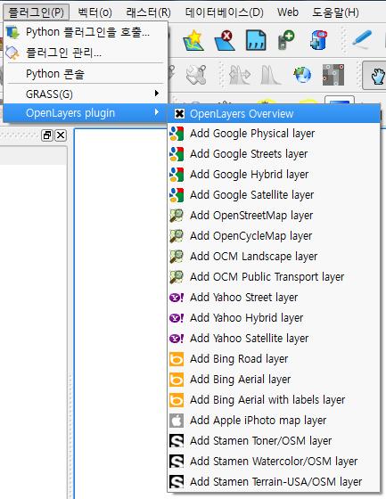 아래와같이 OpenLayers Overview 창이화면좌측하단에추가됩니다.