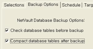 Database compact option: 정합성체크중에확인된잘못된기록을제거하고저장스페이스확보기능.