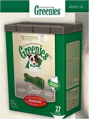 GREENIES SENIOR Canine Dental Chews gelatin,
