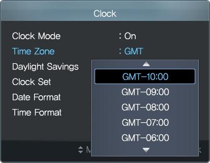 61 그림 57 3 Select the Time Zone corresponding to your region 4 If Daylight Saving Time is in