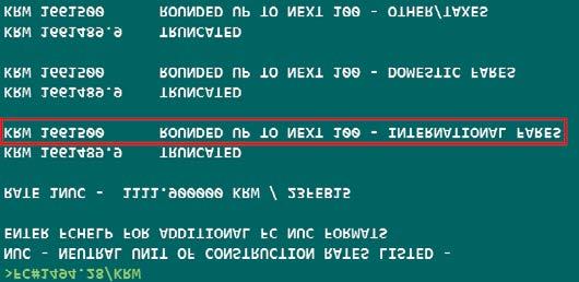 상기의경우 SEL-FRA-VIE 를 OUT-BOUND 운임마디로구분하고, VIE-PRG-AMS-LON-SEL 을 IN-BOUND 운임마디로구분하여각각