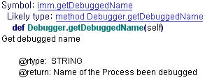 Line 12 ~ 16 imm = immlib.debugger() curraddr = imm.getmodule(imm.getdebuggedname()).getentry() imm.