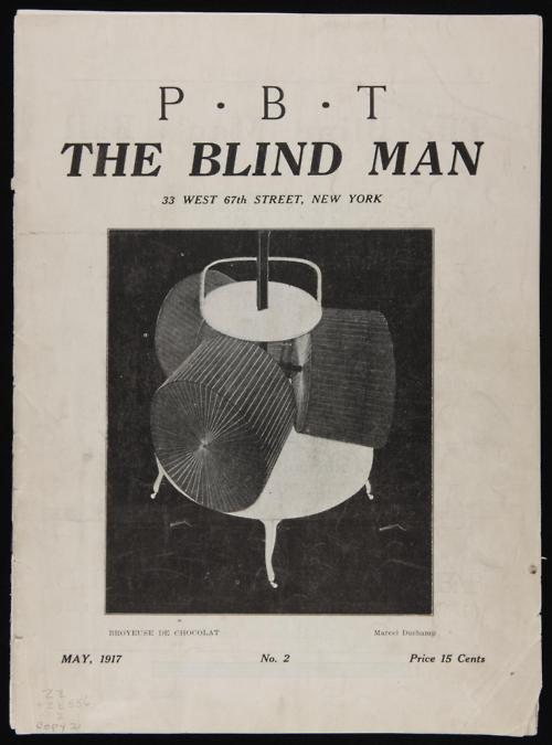 뒤샹의 샘 은알프레드스티클리츠의스튜디오에서전시되고또사진촬영하여 맹인 The Blind Man