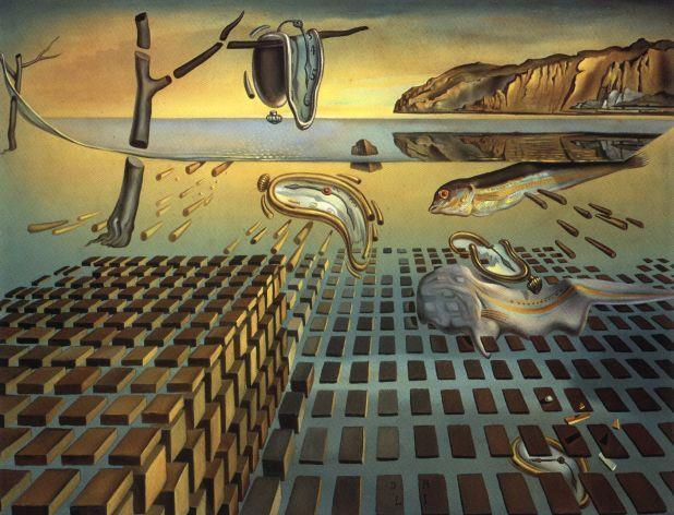 Salvador Dalí, The Disintegration of the Persistence of Memory