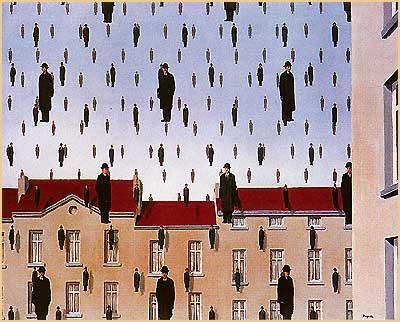 René Magritte, Gonconda (1953), Oil on canvas,