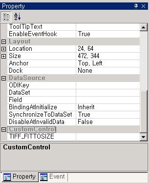 OZ Application Designer User's Guide - Board Custom Control(Name=CustomControl1) CustomDll. ozc_tiff.