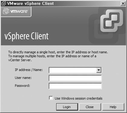 Chapter 01 23 Express VMware 5 ESX 50. 4 vcenter Windows. Windows. VMware vsphere Client Windows vcenter.