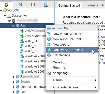 2 Virtual IPS Sensor 배포 Virtual Sensor 배포 2 vsphere [ 홈 ] 탭에서 [ 호스트및클러스터 ] 를선택합니다.