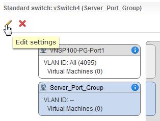 Virtual IPS Sensor 배포 Virtual Sensor 배포 2 g 스위치포트그룹에대해 [ 설정편집 ] 아이콘을클릭합니다. h 보안탭에서 [ 무차별모드 ] 옆에있는 [ 재정의 ] 를선택한다음드롭다운에서 [ 허용 ] 을선택합니다. 완료되면 [ 확인 ] 을클릭합니다. Sensor 모니터링포트에사용할포트그룹에필수적으로선택해야합니다.