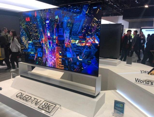 4. CES 2019 참관노트 Day 3 [LG 전자 ] OLED 로 TV 산업내프리미엄제품선도 8K