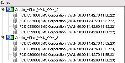 VPLEX 클러스터접속설정 VPLEX 사이트간통신의두가지주요구성요소는 FC 와 IP 입니다. 에서는 Fibre Channel 또는 10 기가비트이더넷을사용하여각클러스터의디렉터를접속합니다. 각클러스터의 VPLEX 관리서버는보안 VPN 터널을통해접속됩니다.