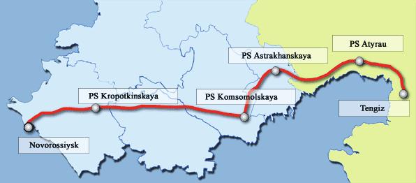 54 마. 러시아영토를통과하는제 3 국수출수송망 : CPC(Caspian Pipeline Consortium) 카자흐스탄에서생산된원유는 CPC노선을통해흑해를통과하여유럽지역으로수출되고있음. 그러나카자흐스탄의원유수출이매년증대되면서 CPC수송능력이한계상황에이르고있음.