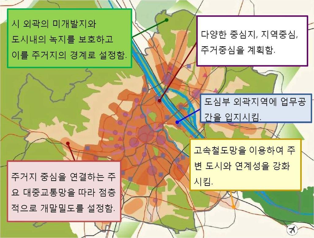 STEP 05 공간계획개요 : 대중교통망과연계한효율적인도시개발 (