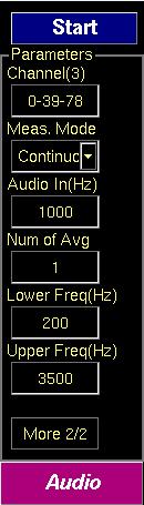 Tone level(dbm0): TC-3000C 에서 DUT 로보낼오디오신호의 Tone Level 설정 Range: +3 dbm0 ~ -70 dbm0, 기본값 : -10 dbm0 C.