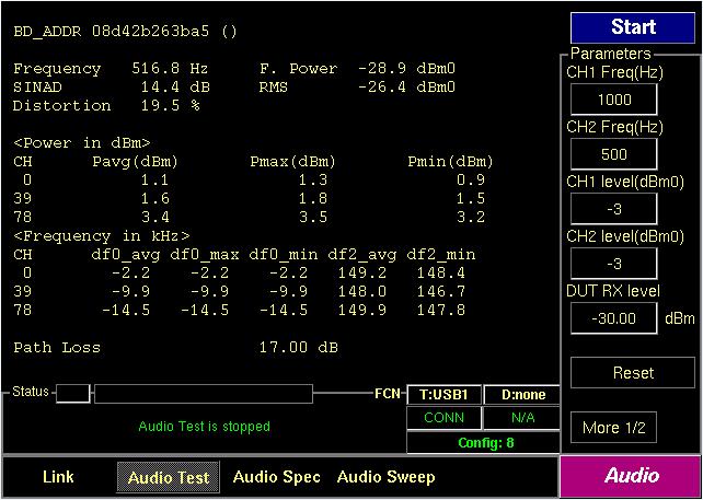 More 2/2 F4 버튼을클릭하여 TC-3000C 의 Audio Inport