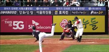 야구경기중계영상을통한다양한미디어반복노출 MAIN SEAT AD