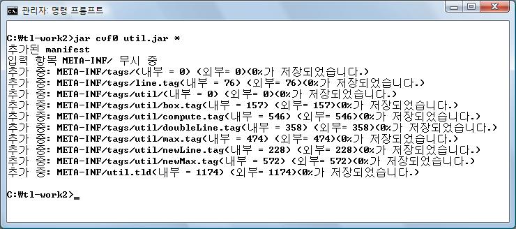 91/94 4. 태그라이브러리작성 태그라이브러리작성방법 jar.