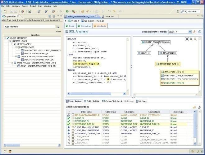 DB Optimizer XE SQL Tuning