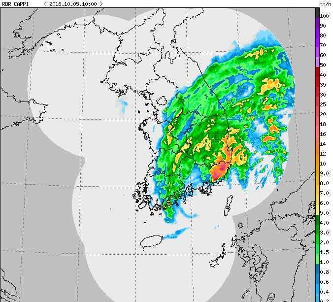 9 로 (10 월최대순간풍속 극값경신 ), 부산 28.3, 통영 28.1, 거제 17.