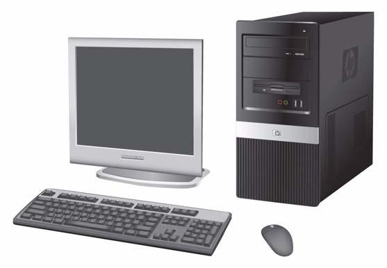 1 제품특징 표준구성특징 HP Compaq 마이크로타워형제품의특징은모델에따라다를수있습니다.