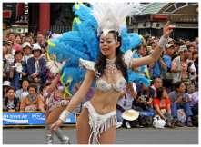 2) 아사쿠사삼바카니벌 (Asakusa Samba Carnival) < 표 > 아사쿠사삼바카니벌 구분일시 장소역사특징 8 월마지막토요일 동경아사쿠사절근처 내용 1981