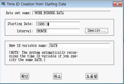 print noobs; run; 결과 x date 2834 1 2651 2 2828 3 2869 4 1.