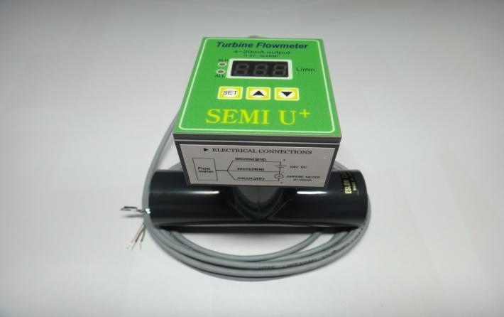 일반 Wheel Digital Flow meter 특징 SEMI U+ 수처리및 D.I Chemical 자동화 Line 에사용 유량제어에편리 정밀성, 내화학성우수 4~20 ma, Alarm, 통신 (RS485) 등출력 제품과 Controller 의장작및사용편리 Specification ( 사양 ) 적용유체 : 액체 (D.