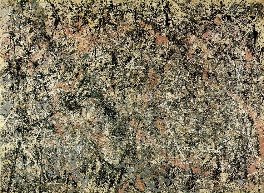 Jackson Pollock, Lavender Mist: Number 1, 1950 (1950) Oil, enamel, and