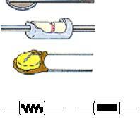 (Thermistor) 코발트, 구리, 망간, 철, 니켈, 티탄등의산화물을적당한저항률과온도계수를가지도록 2~3종류혼합하여소결 ( 燒結 )