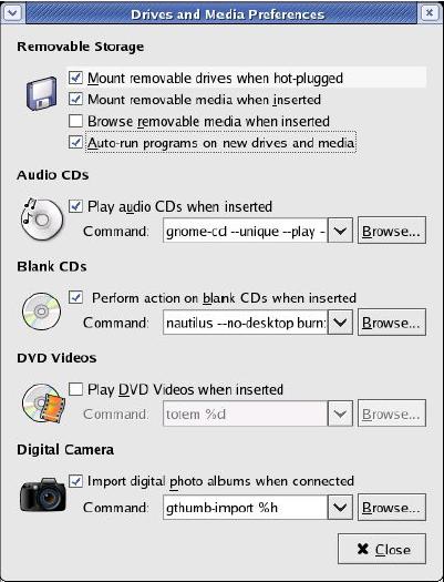 오피스제품군으로 Red Hat Desktop 에포함된 OpenOffice 는최신버전으로업그레이드되었습니다. HelixPlayer 와 RealPlayer 10 에는멀티미디어처리와관련된중요한개선사항이포함되었으며 SMIL, MP3, Flash 및 RealAudio/RealVideo 지원이제공됩니다. RhythmBox 는완벽한음악관리기능을제공합니다.