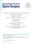Journal of Korean Society of Spine Surgery Tardy Spinal Cord Compression without Bone Cement Leakage after Kyphoplasty - A Report of 3 Cases - Dong Ki