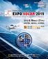 2019 세계태양에너지엑스포   Korea's One & Only PV Show EXPO SOLAR 2019 International Solar Energy Expo & Conference (Wed.)~21(Fri.) K