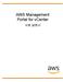 AWS Management Portal for vCenter - 사용 설명서