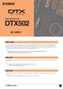 DTX502 Reference Manual