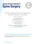 Journal of Korean Society of Spine Surgery Loss of Disc Height after Spontaneous Regression of a Herniated Lumbar Disc - A Case Report - Hyoung Bok Ki