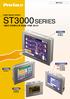 GP3000 시리즈의 우수한 기본사양에 고객이 만족할 슬림형 지원 VGA 컴팩트형 지원 모델 : AST3501-T1-AF TFT 컬러 LCD AC100~24V 모델 : AST3501-T1-D24 TFT 컬러 LCD 모델 : AST3401-T1-D24 TFT 컬러 LCD