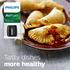 Great taste less fat Your new Philips Airfryer is an easy way to cook delicious dishes using up to 80% less fat than traditional deep fryers. With our