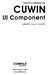 Microsoft Word - CUWIN UI COMPONENT.doc