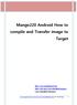 Mango220 Android How to compile and Transfer image to Target