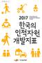 연구자료 한국의인적자원개발지표 Human Resources Development Indicators in Korea 2017