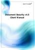 Document Security v4.0 Client Manual