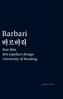 2013 Barbari is designed by Bon Min in the MA typeface design program at the university of Reading. The brush style is selected to find a harmonizatio