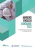 MARLINS ENGLISH LANGUAGE TEST Offshore Technology Training Institute Industry-Academic ETRS Center TEST INFORMATION PACK