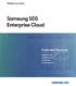 Samsung SDS Enterprise Cloud Extended Services Brightics AI Brightics IoT Nexledger Elasticsearch