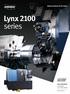 Lynx 2100 series 6/8 Lynx 2100 series Lynx 2100/M Lynx 2100L/LM/LMS ver. KO SU 1 / 1